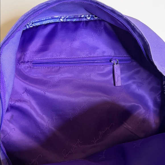 Vera Bradley Purple Backpack with Paisley Pattern main image 6